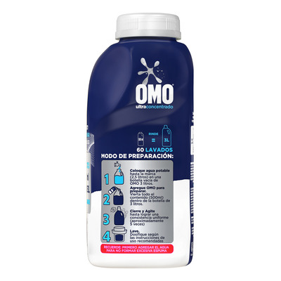 Omo Detergente Líquido Detergente Líquido Líquido Recarga 500 Ml Unidad 1