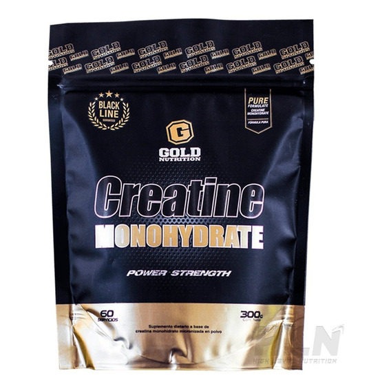 Creatina Monohidrato Gold Nutrition Creatina Micronizada Sabor Neutro 300 g