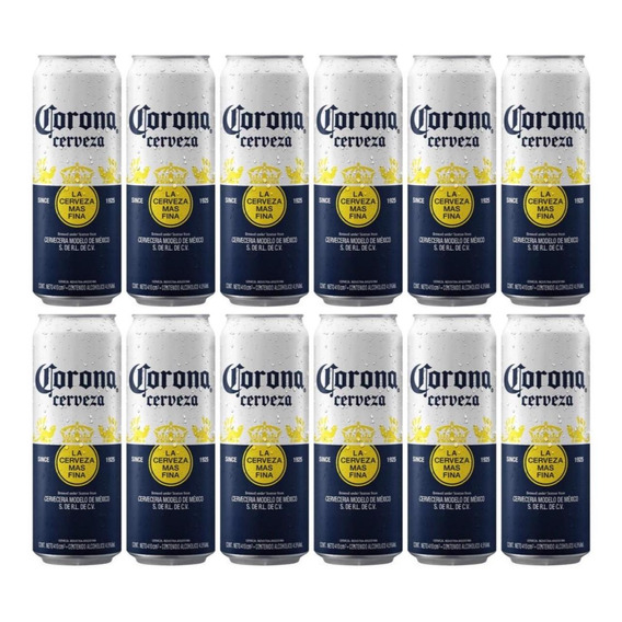 Cerveza Corona Lata 410 Ml X12 Fullescabio Oferta