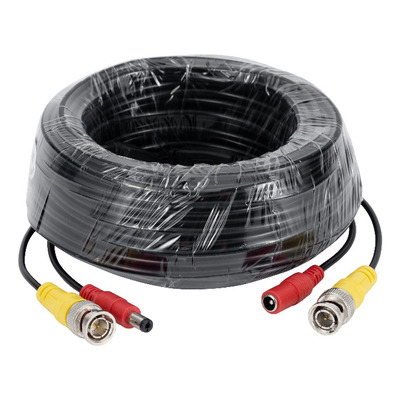 Cable Siamés 20 Metros Para Camaras De Seguridad Cctv Bnc