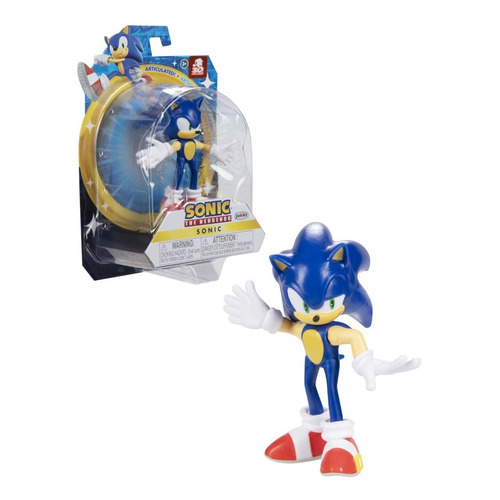 Sonic The Hedgehog Figura Sonic Clasico Azul 2.5 Wave 4