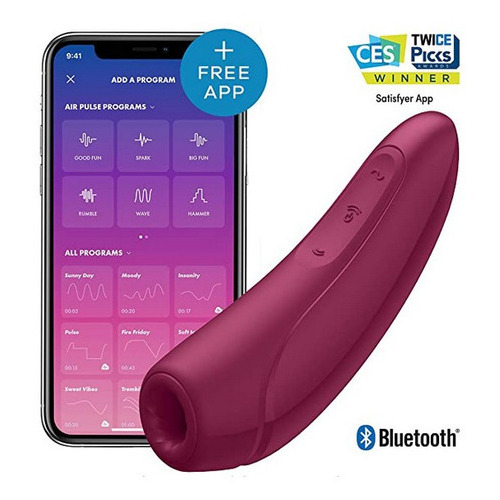 Estimulador Clitoris Satisfyer Curvy 1+ Bluetooth Con App