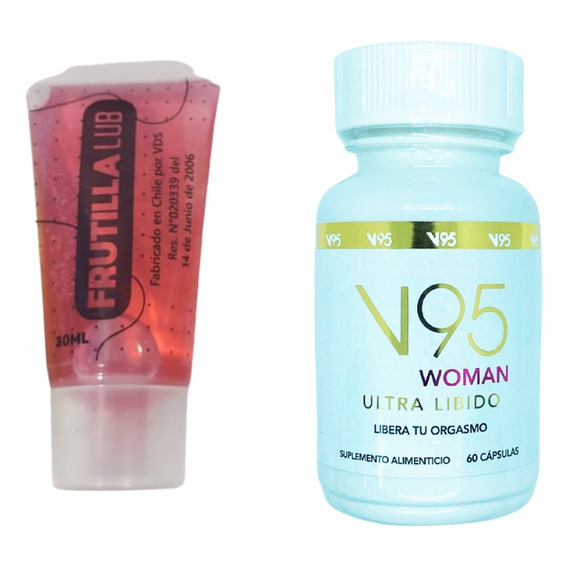 V95 Woman 60 Caps Viagra Femenino Más Libido + Lubricante