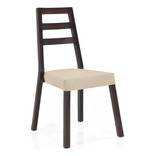 Silla Duncan En Tela Estructura De La Silla Caramelo Asiento Beige