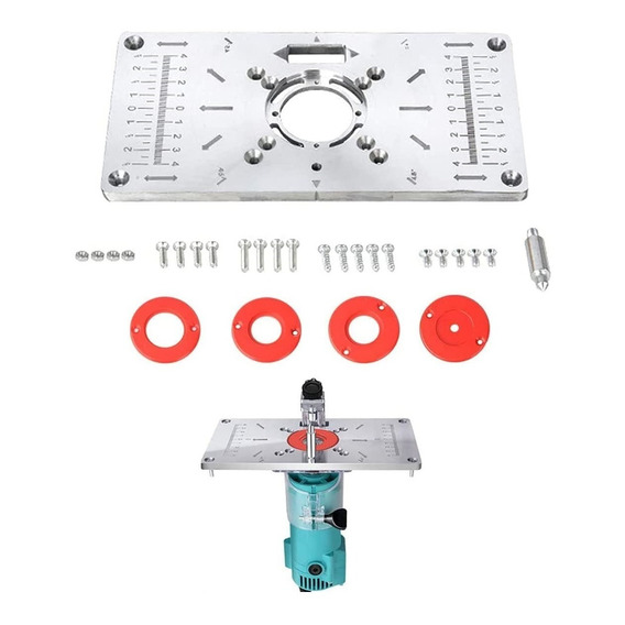 Placa De Inserción Router Para Mesa Fresadora Multifunción