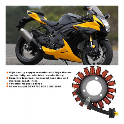 Gsxr600 - Bobina Del Estator De Magneto Para Suzuki Gsxr750