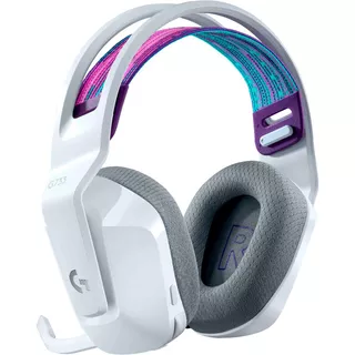 Audífonos Gamer Inalámbricos Logitech G Series G733 Blanco Con Luz  Rgb Led