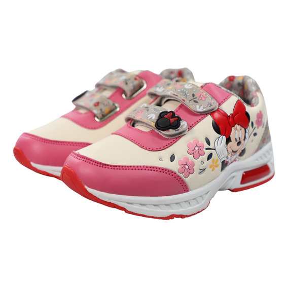 Zapatilla Luces Niña Minnie Sun Rosado Disney