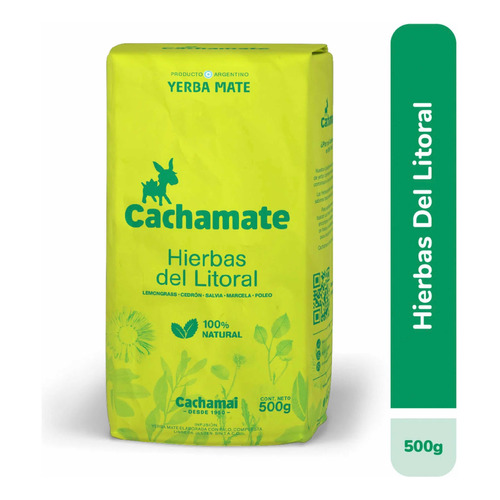 Yerba Cachamate Hierbas Litoral Lemongrass 500g Rinde +mates