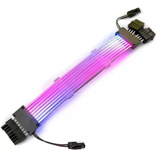 Cable Extensor Rgb Criptoarg Gpu Pcie 8 Pines X2 Aura Sync