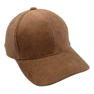 Gorra De Corderoy Hebilla Regulable Visera Estructura Curva