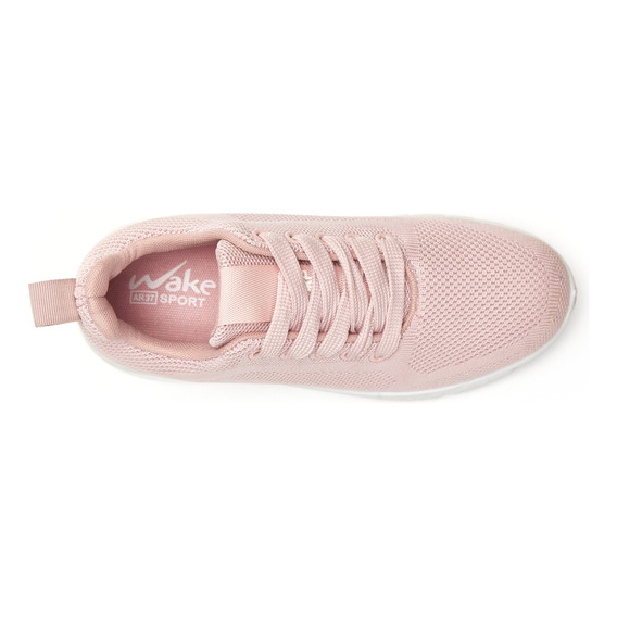 Zapatilla Deportiva Rosa Claro Mujer Wake