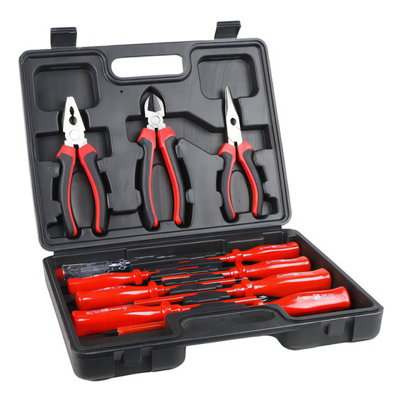 Kit Destornilladores Pinza Alicate Set Completo