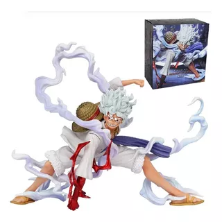 Figura One Piece Luffy Gear 5 Nika Edición Limitada Con Caja