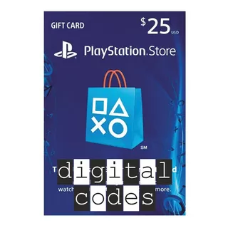 Código Playstation Psn Ps4 Ps3 Usa 25 Usd Digital Codes
