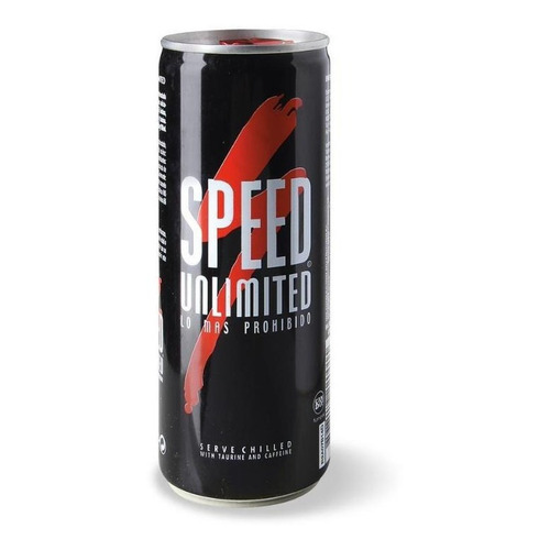 Speed Energizante Unlimited Lata 250 Ml Bebida Pack X24
