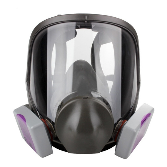 Máscara respiratoria cara completa Alin 3M 6800 talle M de silicona