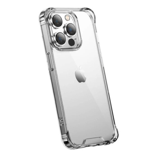Carcasa Antigolpe Para iPhone 15 Pro - Transparente - 3 cámaras