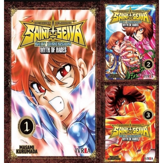Saint Seiya Next Dimension Pack 1/2/3 Manga  Ivrea