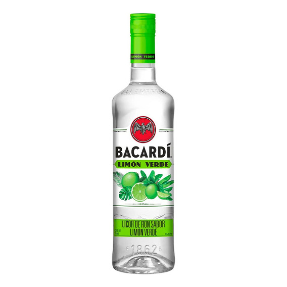 Licor De Ron Bacardi Limon Verde 750 Ml