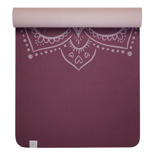 Tapete Yoga Gaiam Performance Mat Pvc Reversible 2 Texturas Color Violeta