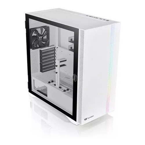 Gabinete Gamer Thermaltake H700 Tg Snow White 2x120mm