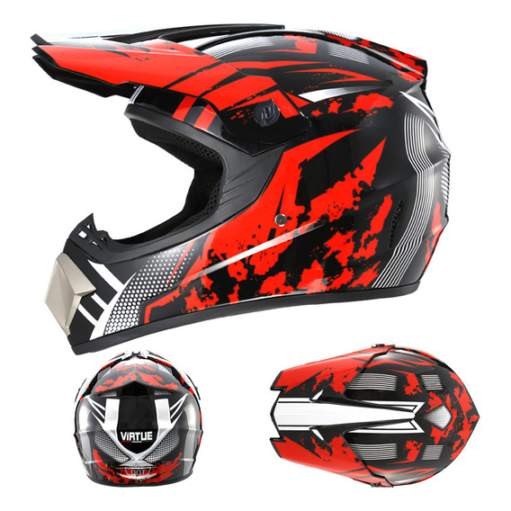 Casco Integral De Moto, Casco De Motocross, Casco De Kart