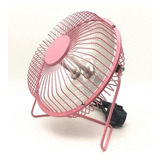 Mini Calefactor Personal Rosa Portatil. 4 Pulgadas  220v.