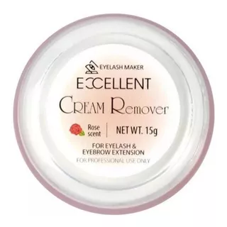 Removedor De Cola Excellent Cream Remover 15g Rose Cor Rosa