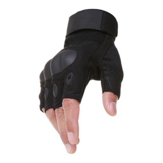 Guantes Dedos Cortos Con Protección En Nudillos