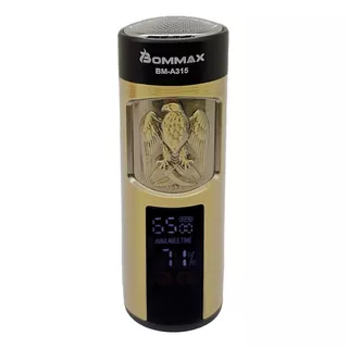 Barbeador Recarregável C/ Display - Bommax Cor Bronze