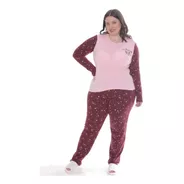 Pijama De Mujer Talles Grandes Invierno Art. 621