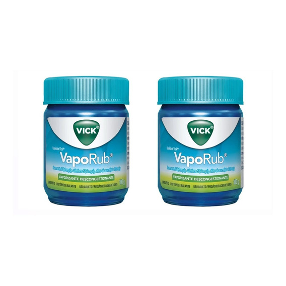 Vick Vaporub Descongestionante Vaporizante  100g X2 -oferta-