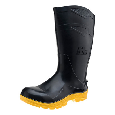 Bota Pvc Marluvas 100awork-pra Cano Alto S/ Forro Ca 40646