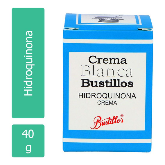 Crema Blanca Bustillos Hidroquinona Caja Con Frasco Con 40 G