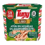 Atun En Hojuelas En Agua Con Aceite Tuny 8 Latas 140gc/u
