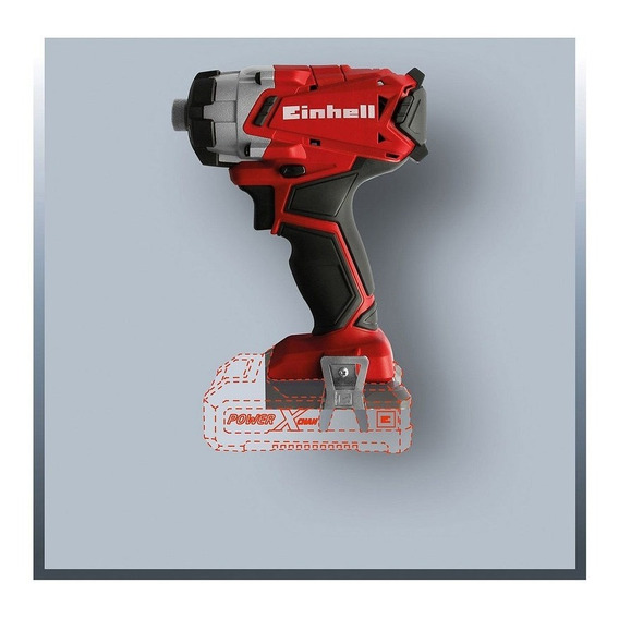 Llave Atornillador Impacto Einhell Bateria 18v Te-ci 18 Inal Color Rojo Frecuencia 1 MHz