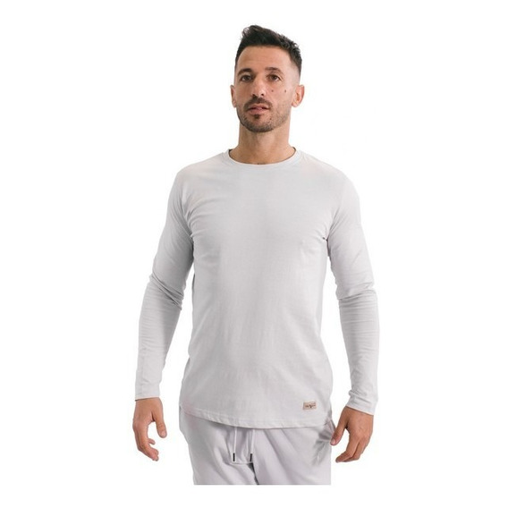 Remera Muvem Manga Larga Men Crew Neck De Hombre - Wm Enjoy