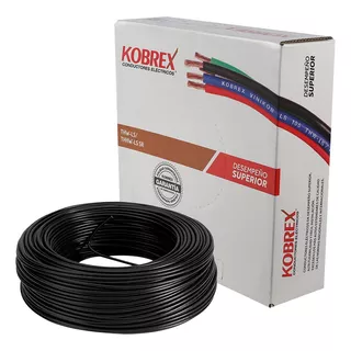 Cable Thw-ls Calibre 14 Kobrex Rollo 100m Color De La Cubierta Negro