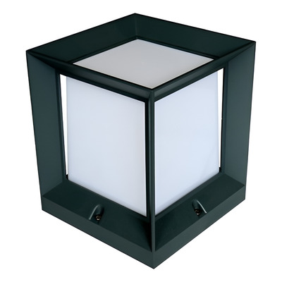 Aplique Exterior Kubik Piso Calidad Premium Apto Led E27 Cie