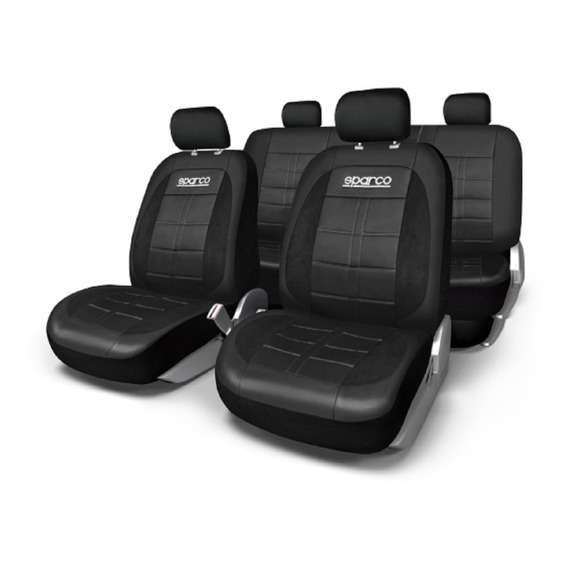 Fundas Cubreasiento Sparco Ecocuero Negro Universales - Sp