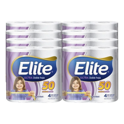 Papel Higiénico Elite - Doble Hoja Ultra - 50mts 32 Rollos