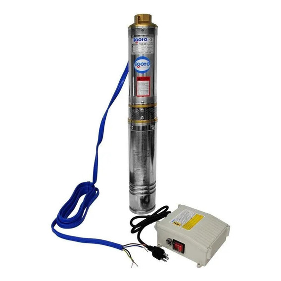 Bomba De Agua Sumergible Tipo Bala 1 Hp 750w Igoto Tba69