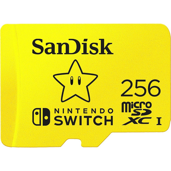 Memoria Sandisk Micro Sd 256gb Oficial Nintendo Switch Fac A