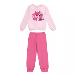 Pijama Moletom Longo Menina Malwee Do 10 Ao 16 (ref 77373)