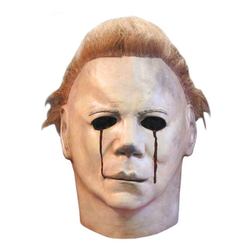 Máscara Michael Myers Blood Tears Latex Halloween 71083 Color Beige