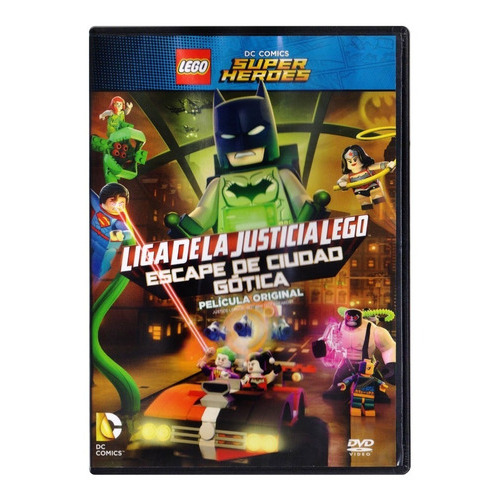 Lego Liga De Justicia Escape De Ciudad Gotica Pelicula Dvd