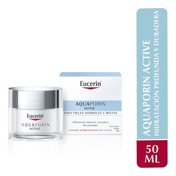 Crema Facial Hidratante Eucerin Aquaporin 50ml Tipo de piel Piel Normal a Mixta