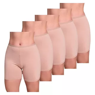 Combo C/ 5 Bermudas Para Usar Com Vestido E Embaixo Da Roupa