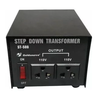 Transformador 220v - 110v 500w Con Interruptor Kingsale